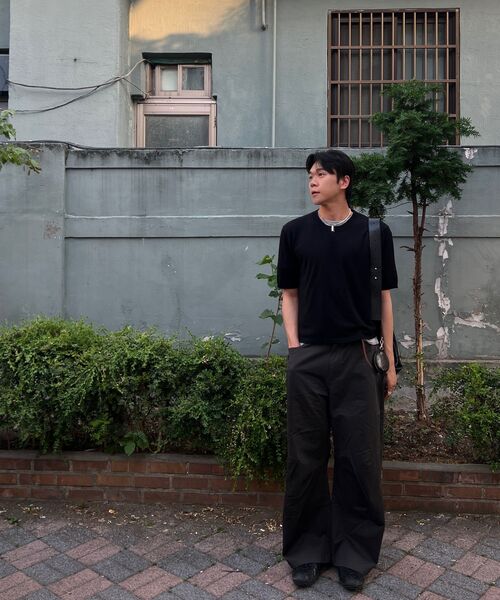 INTEMPOMOOD（インテンポムード）の「ファイヤーワークワイドパンツ_チャコール（その他パンツ・メンズ・チャコール・MEDIUM/LARGE/X-LARGE）」の16枚目の写真