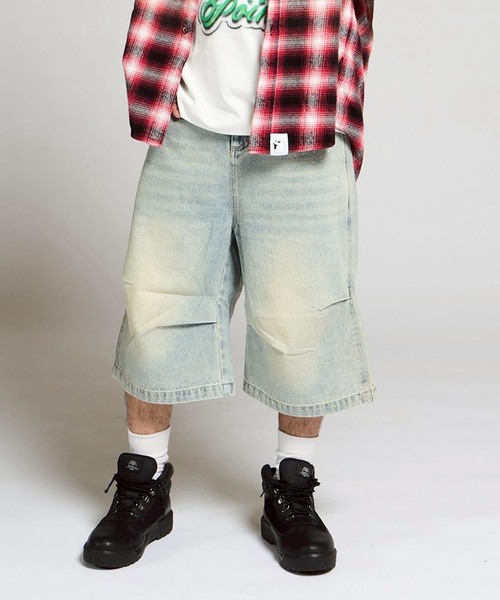 JOINT WORKS(ジョイントワークス)の「ラインストーン デニムショーツ / J Rhine Stone Denim Shorts(その他パンツ・レディース・ブラック/ブルー・MEDIUM/LARGE)」の16枚目の写真