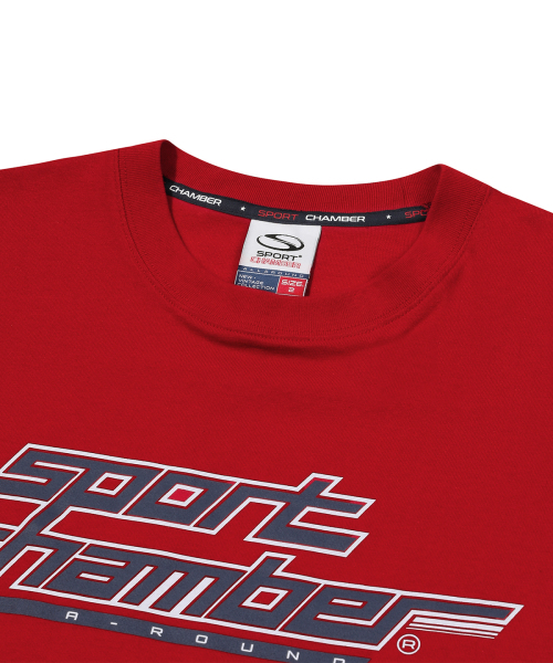 SPORT CHAMBER(スポーツチャンバー)の「SCパルスロゴTシャツ(レッド)(Tシャツ/カットソー・レディース・その他・1/2/3)」の3枚目の写真