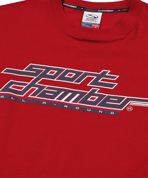 SPORT CHAMBER(スポーツチャンバー)の「SCパルスロゴTシャツ(レッド)(Tシャツ/カットソー・レディース・その他・1/2/3)」の4枚目の写真