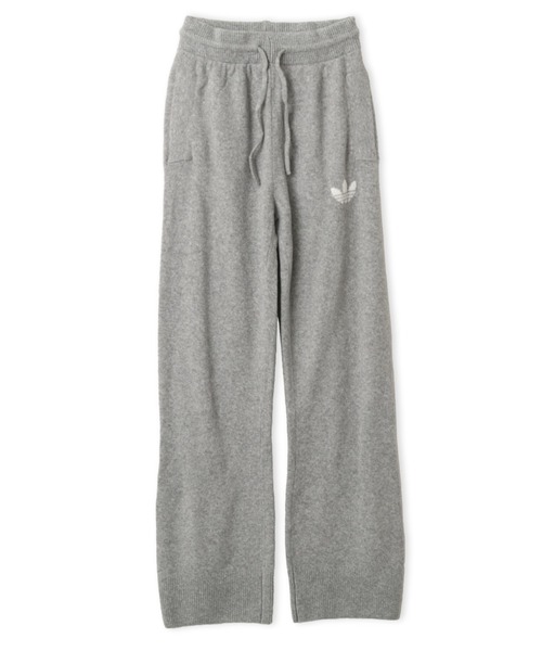 adidas（アディダス）の「adidas ESSENTIALS KNIT PANT / アディダス エッセンシャルズ ニット パンツ（その他パンツ・レディース・グレー・S/M/L）」の5枚目の写真