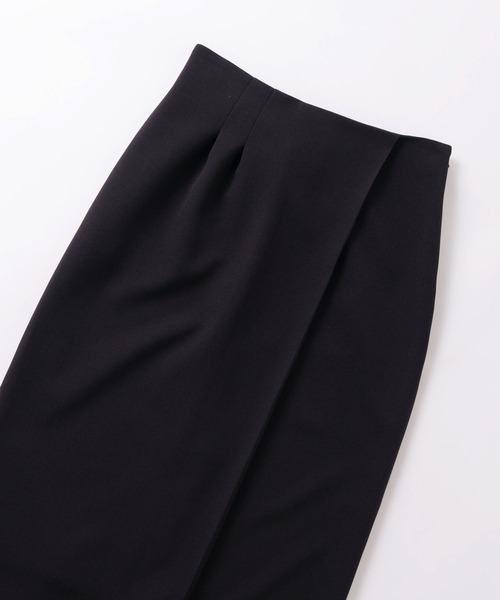 WHYTO.(ホワイト)の「「WHYTO. / ホワイト」asymmetry tuck skirt(スカート・レディース・杢グレー/チャコールグレー/ブラック・36/38)」の18枚目の写真