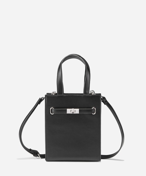 HARE(ハレ)の「ツイストバックルショルダーBAG(HARE)(ショルダーバッグ・メンズ・ブラック・FREE)」の1枚目の写真