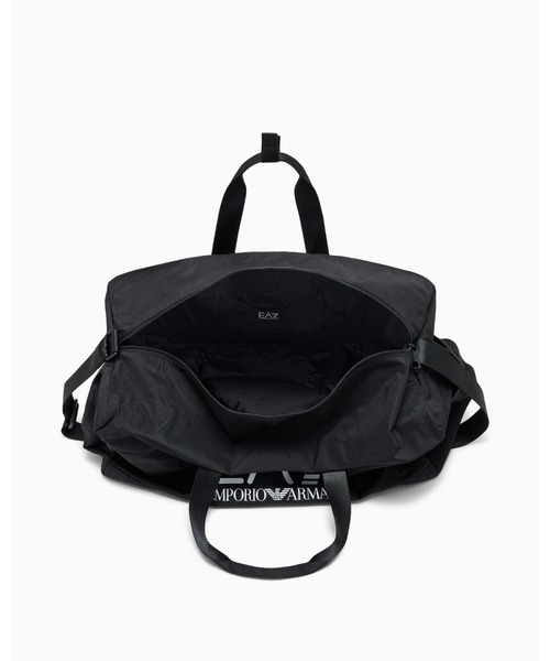 EMPORIO ARMANI EA7(エンポリオアルマーニイーエーセブン)の「<オンライン限定>【エンポリオ アルマーニ EA7】ジムバッグ(ドラムバッグ・メンズ・ブラック・FREE)」の2枚目の写真