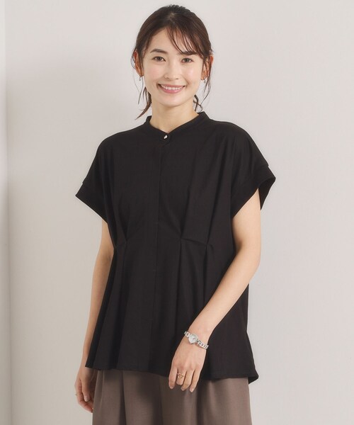 ITS'DEMO(イッツデモ)の「【冷感】カノコタックプルオーバー(Tシャツ/カットソー・レディース・ライトブルー/イエロー系その他/グリーン/ブラック・00)」の2枚目の写真