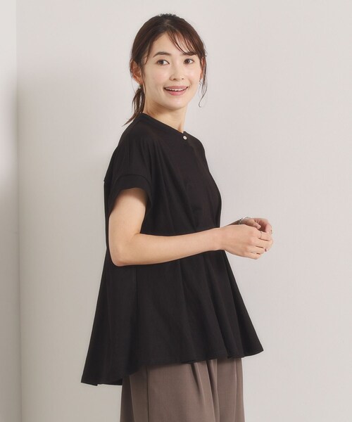 ITS'DEMO(イッツデモ)の「【冷感】カノコタックプルオーバー(Tシャツ/カットソー・レディース・ライトブルー/イエロー系その他/グリーン/ブラック・00)」の5枚目の写真