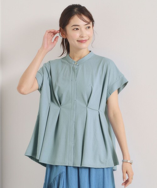 ITS'DEMO(イッツデモ)の「【冷感】カノコタックプルオーバー(Tシャツ/カットソー・レディース・ライトブルー/イエロー系その他/グリーン/ブラック・00)」の17枚目の写真