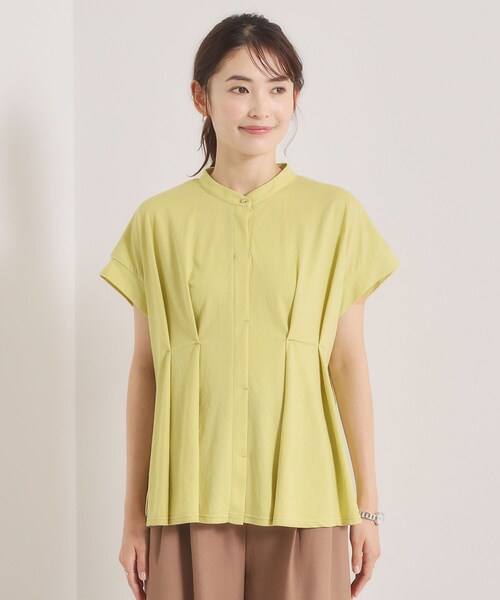 ITS'DEMO(イッツデモ)の「【冷感】カノコタックプルオーバー(Tシャツ/カットソー・レディース・ライトブルー/イエロー系その他/グリーン/ブラック・00)」の21枚目の写真