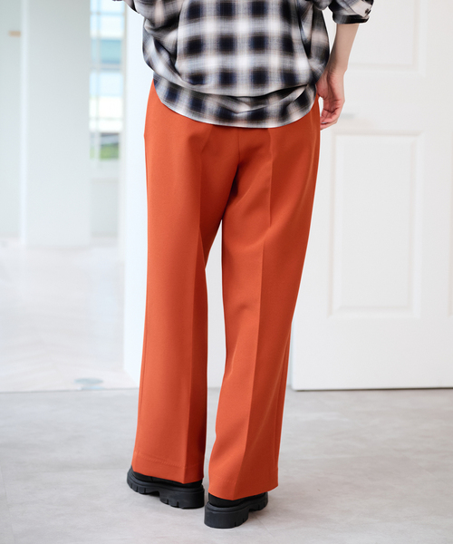 U by SPICK&SPAN(ユーバイスピックアンドスパン)の「ベルトツキパンツ(スラックス・レディース・オレンジ/キャメル/ブラック・36/38)」の15枚目の写真