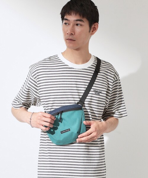 THE SHOP TK (ザ ショップ ティーケー )の「ナイロン ミニサコッシュバッグ(ボディバッグ/ウエストポーチ・メンズ・ブルーグリーン/ブラック・00)」の6枚目の写真