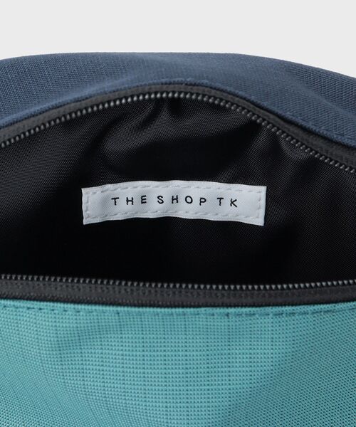 THE SHOP TK (ザ ショップ ティーケー )の「ナイロン ミニサコッシュバッグ(ボディバッグ/ウエストポーチ・メンズ・ブルーグリーン/ブラック・00)」の4枚目の写真