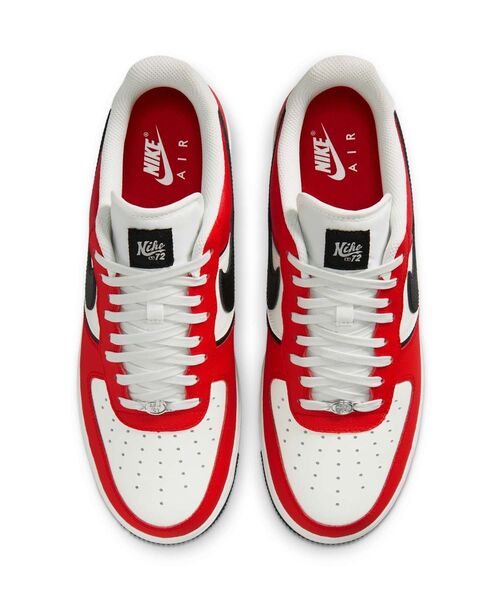 NIKE(ナイキ)の「ナイキ エア フォース 1 '07 LV8 メンズシューズ / Nike Air Force 1 '07 LV8 Men's Shoes IM5752-600 University Red(スニーカー・メンズ・レッド・27/26/25.5/28/27.5/26.5/29.5/28.5/25/24)」の6枚目の写真