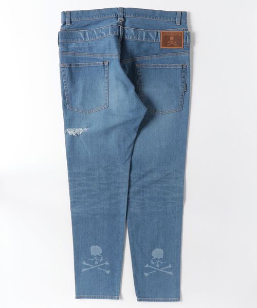 mastermind JAPAN（マスターマインド）の「WATER REPELLENT DENIM PANTS SLIM TAPERED（デニムパンツ・メンズ・インディゴブルー/ブラック・XL）」の3枚目の写真