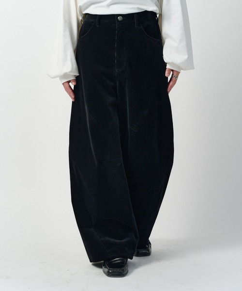 Lui's（ルイス）の「ウールコーデュロイカーブパンツ（その他パンツ・メンズ・ブラック/ブラウン・M/S）」の5枚目の写真