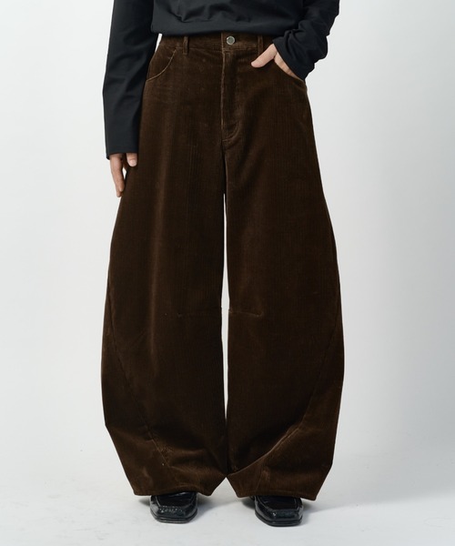 Lui's（ルイス）の「ウールコーデュロイカーブパンツ（その他パンツ・メンズ・ブラック/ブラウン・M/S）」の11枚目の写真