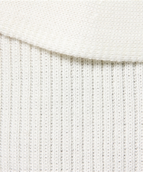 goocy（グースィー）の「フレア衿Knit（ニット/セーター・レディース・オフホワイト/ネイビー/キャメル・FREE）」の8枚目の写真