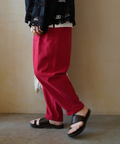 JOURNAL STANDARD LUXE(ジャーナルスタンダード ラックス)の「ドヅメテンジクベイカーパンツ(その他パンツ・レディース・レッド/ブラック・FREE)」の11枚目の写真