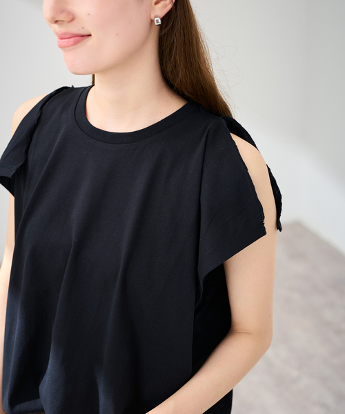 FRAMeWORK(フレームワーク)の「BASERANGE/ベースレンジ PIN TANK(Tシャツ/カットソー・レディース・ブラック・FREE)」の10枚目の写真