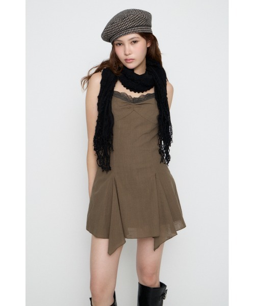 LAGUA GEM（ラグアジェム）の「COTTON LACE CAMI チュニック（チュニック・レディース・ベージュ/チャコールグレー/カーキ・SMALL/MEDIUM）」の22枚目の写真