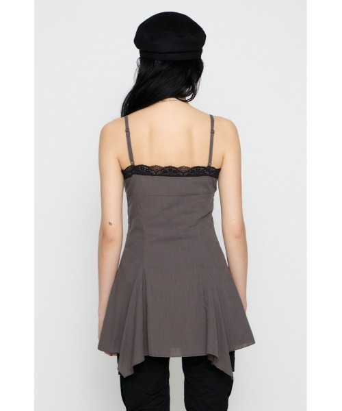 LAGUA GEM（ラグアジェム）の「COTTON LACE CAMI チュニック（チュニック・レディース・ベージュ/チャコールグレー/カーキ・SMALL/MEDIUM）」の13枚目の写真