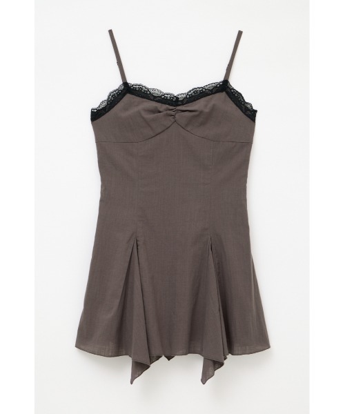 LAGUA GEM（ラグアジェム）の「COTTON LACE CAMI チュニック（チュニック・レディース・ベージュ/チャコールグレー/カーキ・SMALL/MEDIUM）」の17枚目の写真