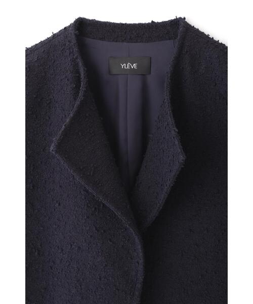 YLEVE（イレーヴ）の「YLEVE / TWEED JACKET（テーラードジャケット・レディース・ネイビー・2/1/0）」の2枚目の写真