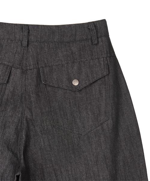 DANDEL(ダンデル)の「DD turn-up denim bermuda pants (BLACK)(その他パンツ・レディース・その他・1/2)」の5枚目の写真