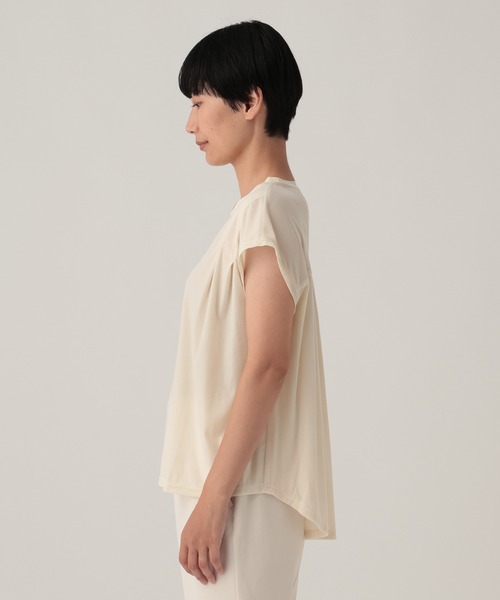 Elura(エルーラ)の「カットベロアフレンチプルオーバー/1057130(Tシャツ/カットソー・レディース・オフホワイト/ブルー/ブラック・FREE)」の11枚目の写真