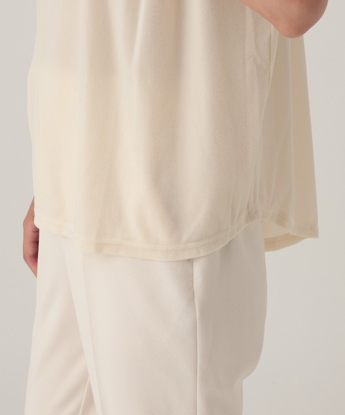 Elura(エルーラ)の「カットベロアフレンチプルオーバー/1057130(Tシャツ/カットソー・レディース・オフホワイト/ブルー/ブラック・FREE)」の16枚目の写真