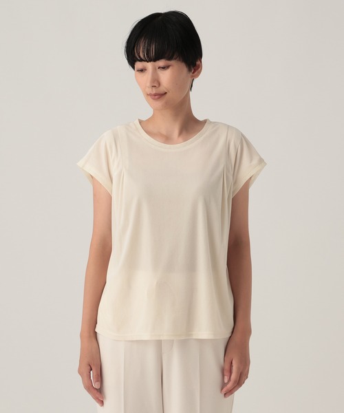 Elura(エルーラ)の「カットベロアフレンチプルオーバー/1057130(Tシャツ/カットソー・レディース・オフホワイト/ブルー/ブラック・FREE)」の10枚目の写真