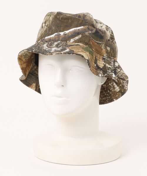 newhattan(ニューハッタン)の「カシュネ cache nez / NEWHATTAN REALTREE CAMO BUCKET HAT(ハット・レディース・ブラウン/グリーン・FREE)」の1枚目の写真