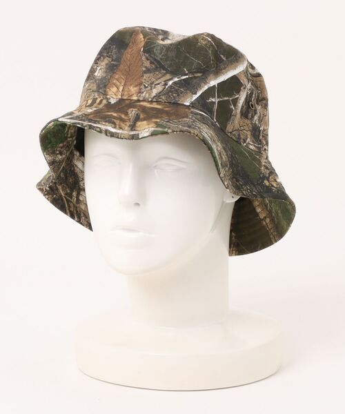 newhattan(ニューハッタン)の「カシュネ cache nez / NEWHATTAN REALTREE CAMO BUCKET HAT(ハット・レディース・ブラウン/グリーン・FREE)」の2枚目の写真