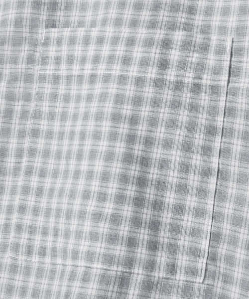 F.ILLUMINATE（フィルミネイト）の「セミクロップチェックハーフシャツ-グレー（シャツ/ブラウス・メンズ・その他・LARGE/SMALL/MEDIUM）」の14枚目の写真
