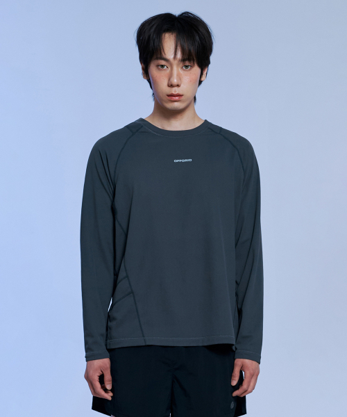 OFFGRID(オフグリッド)の「ベントラオクタロングスリーブ-チャコール(Tシャツ/カットソー・メンズ・その他・SMALL/MEDIUM/LARGE/X-LARGE)」の3枚目の写真