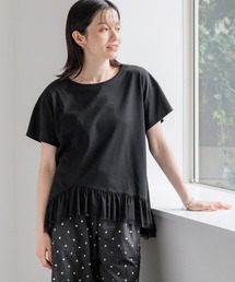 ランダムフリルヘムTシャツ