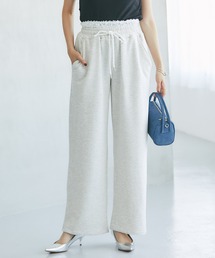 ウエストレースワイドスウェットパンツ
