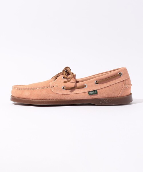 Paraboot（パラブーツ）の「Paraboot BARTH スエード デッキシューズ（モカシン/デッキシューズ・メンズ・ピンク・7.5/8/6/6.5/7）」の3枚目の写真