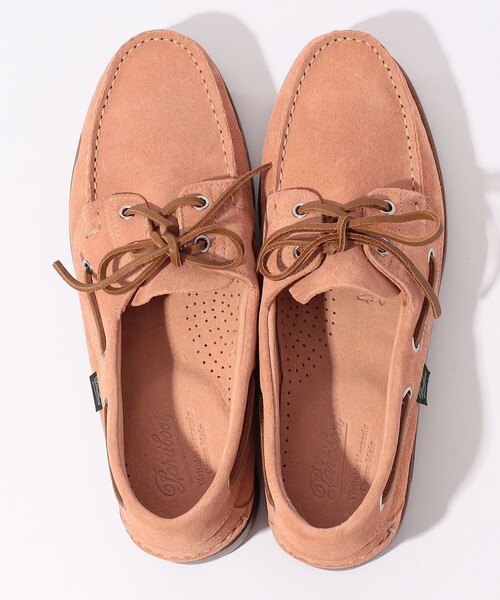 Paraboot（パラブーツ）の「Paraboot BARTH スエード デッキシューズ（モカシン/デッキシューズ・メンズ・ピンク・7.5/8/6/6.5/7）」の8枚目の写真