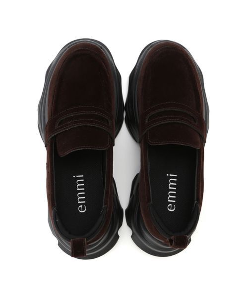 emmi(エミ)の「スニーカーソールローファー(ローファー・レディース・ブラウン/ブラック・23/24/23.5/24.5/25)」の13枚目の写真