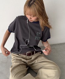 CANAL JEAN（キャナルジーン）の「Lakey Park ST.PHY リンガーTシャツ（Tシャツ/カットソー）」