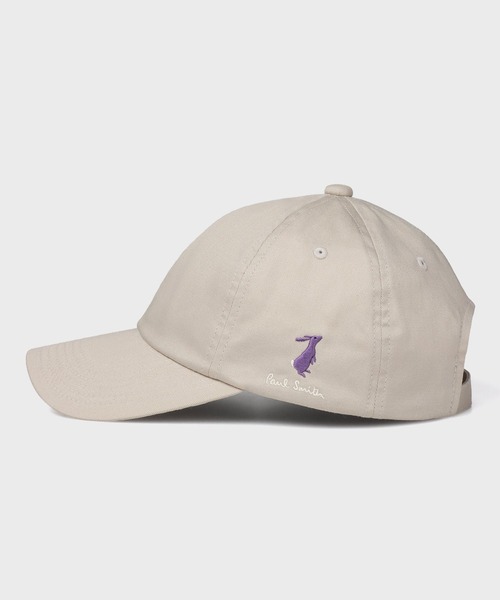 Paul Smith(ポールスミス)の「【オンラインショップ限定】ウィメンズ ラビットエンブロイダリー キャップ / 265624 EC987CWB(キャップ・レディース・ブラック/ライトベージュ・FREE)」の2枚目の写真