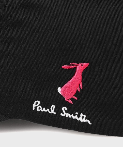Paul Smith(ポールスミス)の「【オンラインショップ限定】ウィメンズ ラビットエンブロイダリー キャップ / 265624 EC987CWB(キャップ・レディース・ブラック/ライトベージュ・FREE)」の5枚目の写真