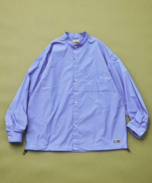 FREAK'S STORE(フリークスストア)の「FREAK'S STORE for BEACH & FES タイプライター スピンドル バンドカラーシャツ(シャツ/ブラウス・メンズ・ベージュ/サックスブルー/ブルー/イエロー/その他9・SMALL/MEDIUM/LARGE)」の20枚目の写真