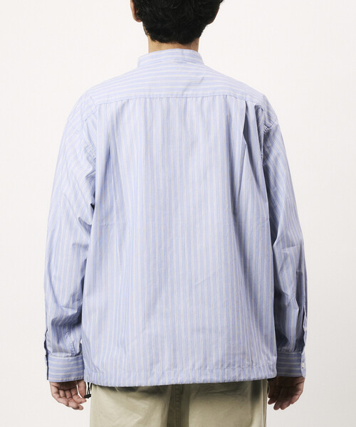 FREAK'S STORE(フリークスストア)の「FREAK'S STORE for BEACH & FES タイプライター スピンドル バンドカラーシャツ(シャツ/ブラウス・メンズ・ベージュ/サックスブルー/ブルー/イエロー/その他9・SMALL/MEDIUM/LARGE)」の12枚目の写真