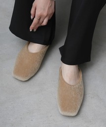 【Et】Faux Fur Mule Slip-On