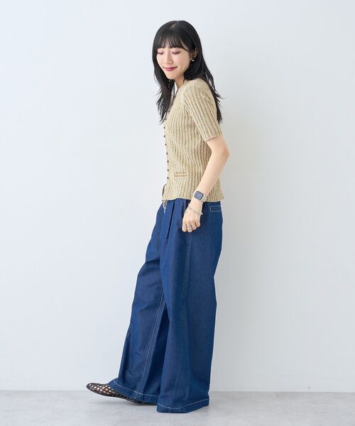 AMERICAN HOLIC(アメリカンホリック)の「【BLUE SEAL】メランジニットプルオーバー(ニット/セーター・レディース・グリーン系その他3/ベージュ/ラベンダー/イエロー・FREE)」の16枚目の写真