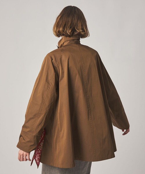 Steven Alan(スティーブンアラン)の「<Steven Alan>ポリエステル コットン テント ショート コート(ステンカラーコート・レディース・ブラック/ブラウン・S/M/L)」の4枚目の写真