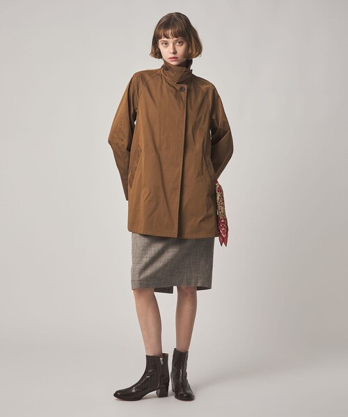 Steven Alan(スティーブンアラン)の「<Steven Alan>ポリエステル コットン テント ショート コート(ステンカラーコート・レディース・ブラック/ブラウン・S/M/L)」の6枚目の写真