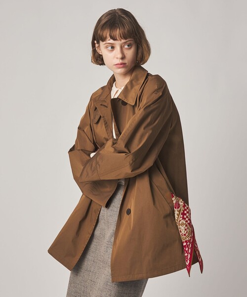 Steven Alan(スティーブンアラン)の「<Steven Alan>ポリエステル コットン テント ショート コート(ステンカラーコート・レディース・ブラック/ブラウン・S/M/L)」の8枚目の写真