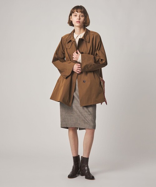 Steven Alan(スティーブンアラン)の「<Steven Alan>ポリエステル コットン テント ショート コート(ステンカラーコート・レディース・ブラック/ブラウン・S/M/L)」の10枚目の写真